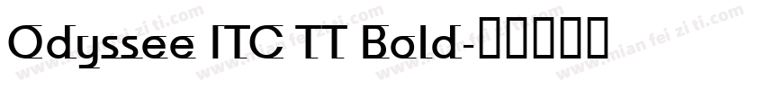 Odyssee ITC TT Bold字体转换
